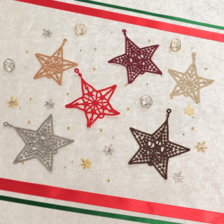 Embroidery sewing machine experience "Let's make a star-shaped ornament!"